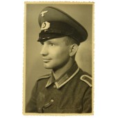 Portrait de la Wehrmacht allemande Pionier Unteroffizier